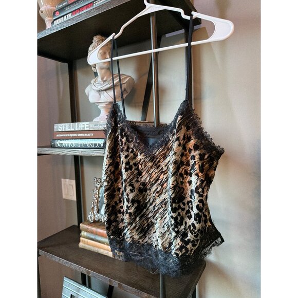 Le Superbe Velvet Underground Cami Velvet Leopard Womens Size 12 - Picture 7 of 9